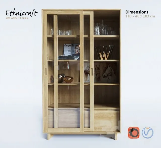 Wardrobe – Display Cabinets – 3D Models – 0015