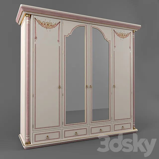 Wardrobe – Display Cabinets – 3D Models – 0019