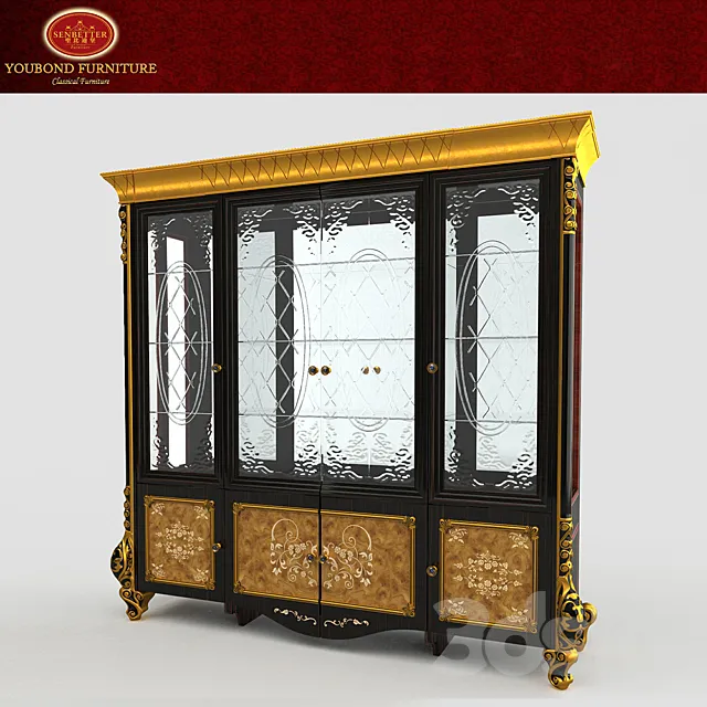 Wardrobe – Display Cabinets – 3D Models – 0020