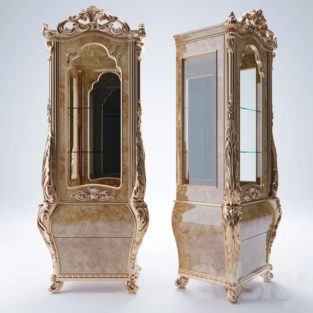 Wardrobe – Display Cabinets – 3D Models – 0040
