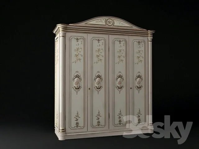 Wardrobe – Display Cabinets – 3D Models – 0044