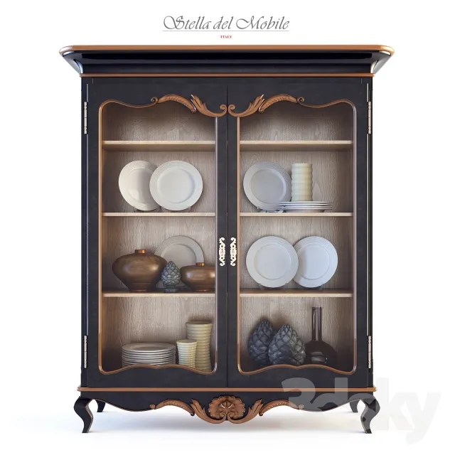 Wardrobe – Display Cabinets – 3D Models – 0046