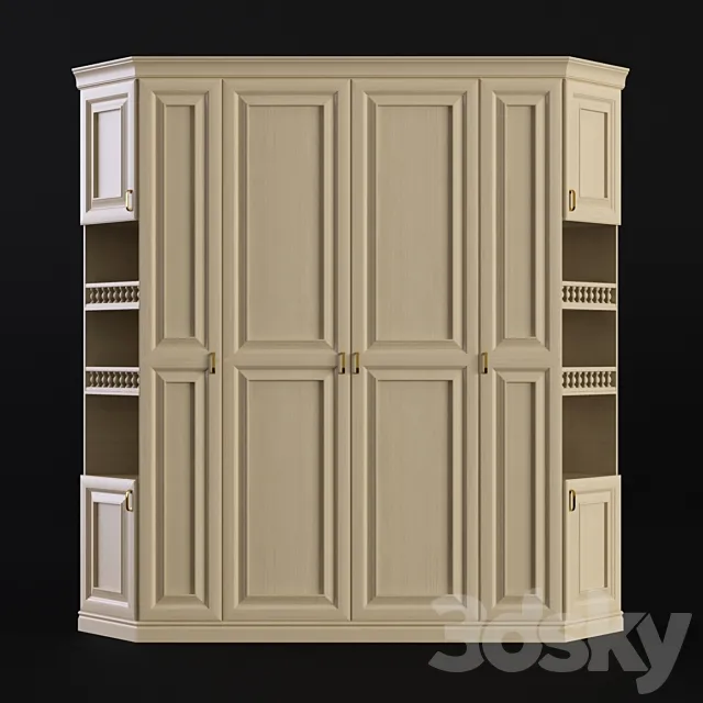 Wardrobe – Display Cabinets – 3D Models – 0053