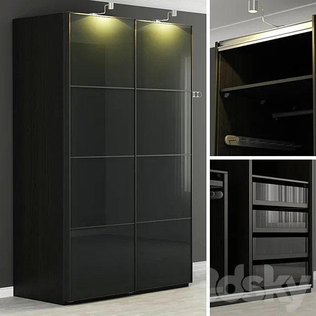 Wardrobe – Display Cabinets – 3D Models – 0060