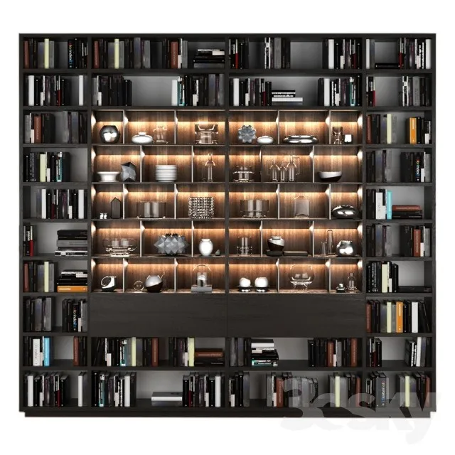 Wardrobe – Display Cabinets – 3D Models – 0069