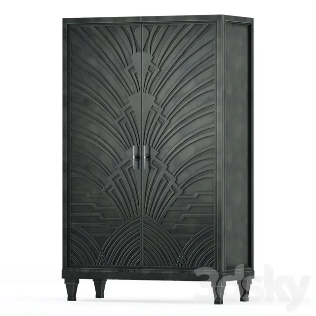 Wardrobe – Display Cabinets – 3D Models – 0072