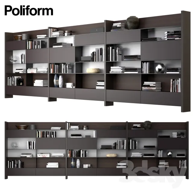 Wardrobe – Display Cabinets – 3D Models – 0078