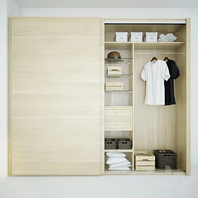 Wardrobe – Display Cabinets – 3D Models – 0083