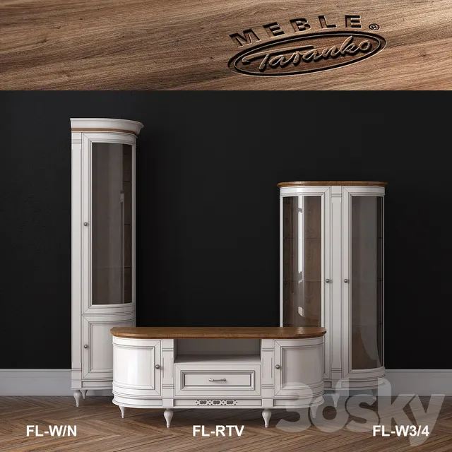 Wardrobe – Display Cabinets – 3D Models – 0085