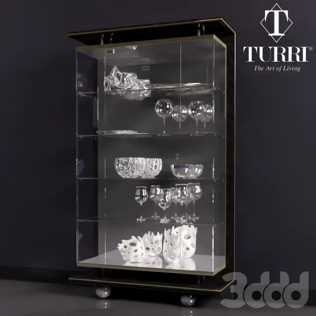 Wardrobe – Display Cabinets – 3D Models – 0091