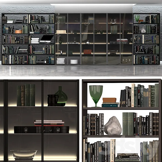 Wardrobe – Display Cabinets – 3D Models – 0092