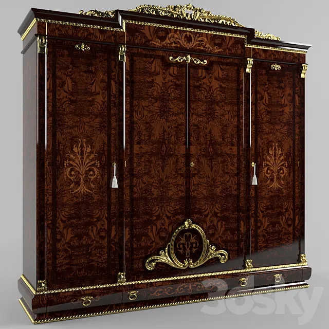 Wardrobe – Display Cabinets – 3D Models –  Arredamenti Amadeus art.1660