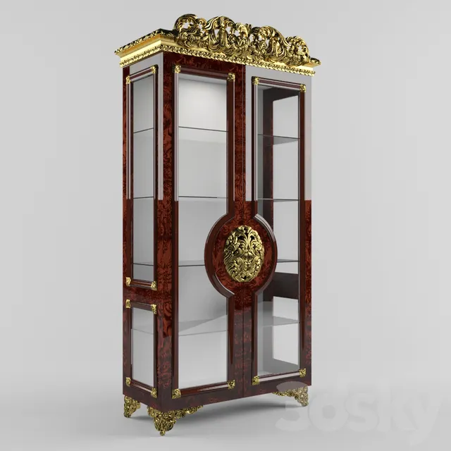 Wardrobe – Display Cabinets – 3D Models –  Arredamenti Grand Royal art.401