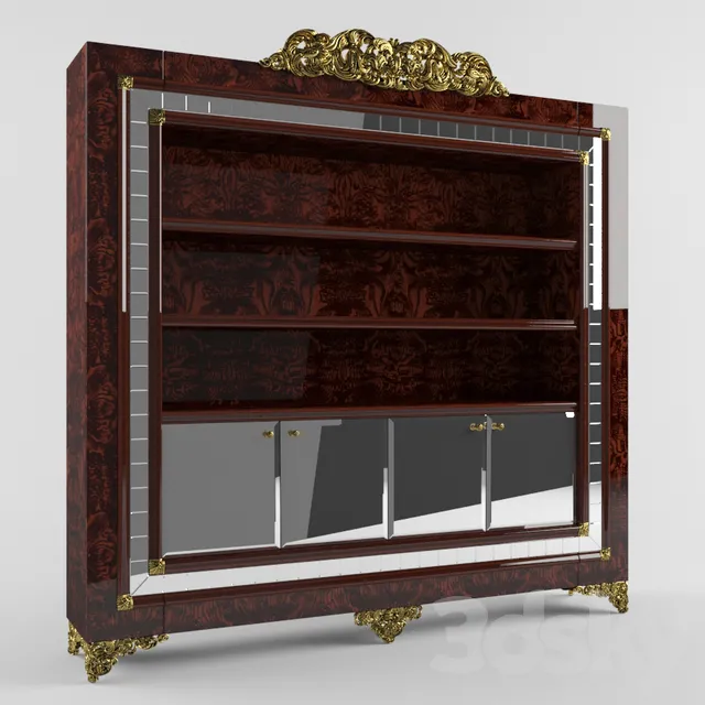 Wardrobe – Display Cabinets – 3D Models –  Arredamenti Grand Royal art.407