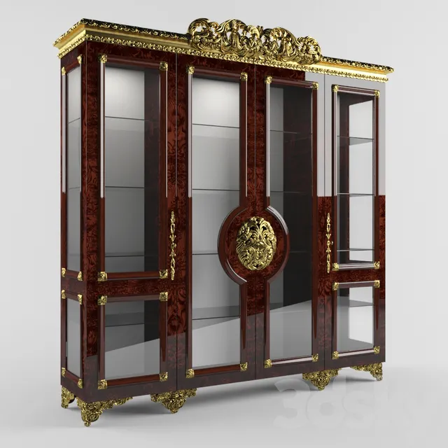 Wardrobe – Display Cabinets – 3D Models –  Arredamenti Grand Royal art.412A