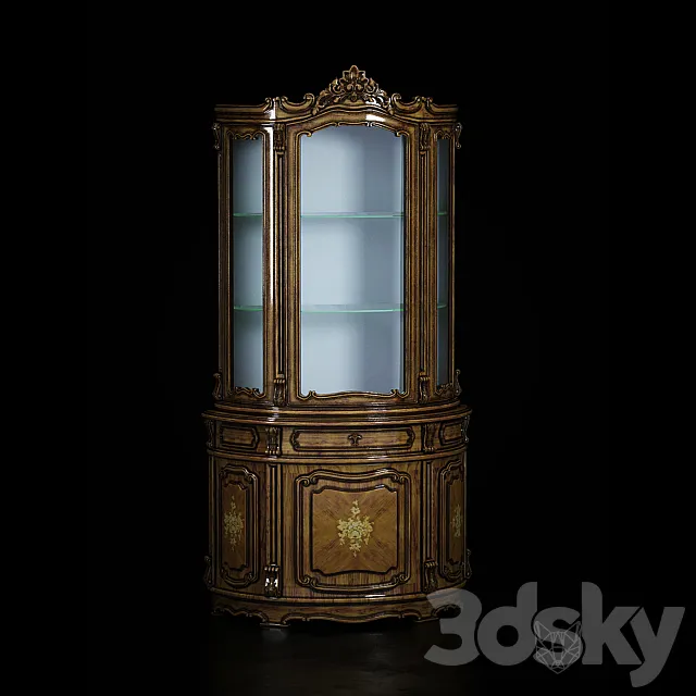 Wardrobe – Display Cabinets – 3D Models –  Showcase