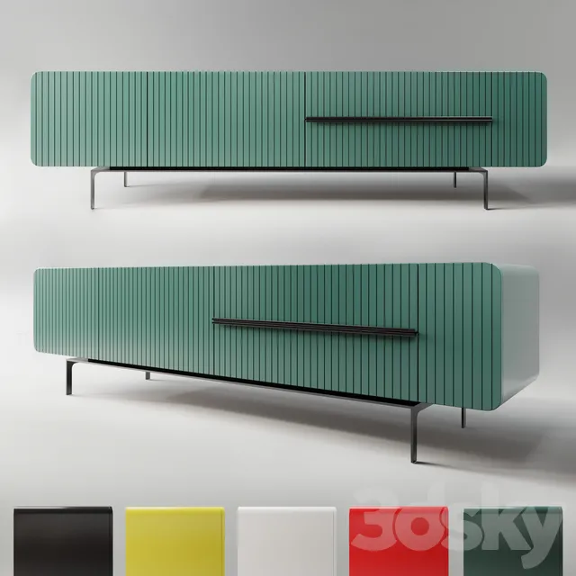 Wardrobe – Display Cabinets – 3D Models –  Studio HEIMA – OBA