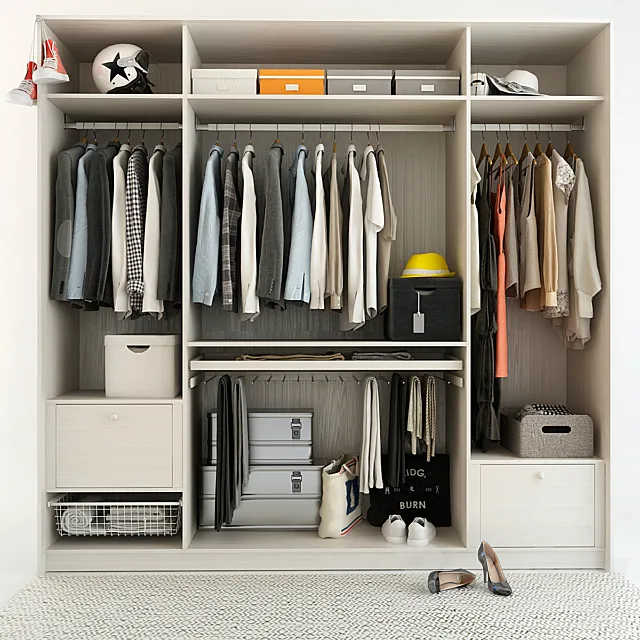Wardrobe – Display Cabinets – 3D Models –  Wardrobe.07 3d Model