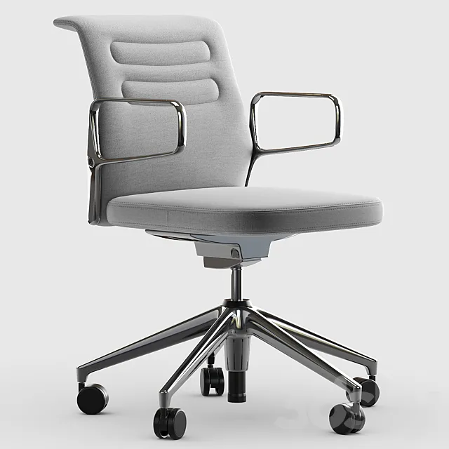 Gray & Sierra Gray Plano Vitra AC 5 Studio Chair 3DS Max - thumbnail 3