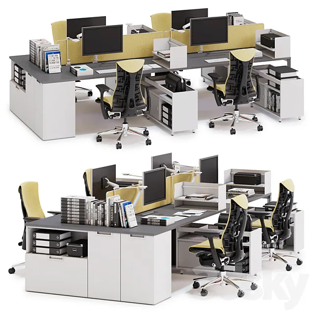 Office Furniture – 3D Models – 0034