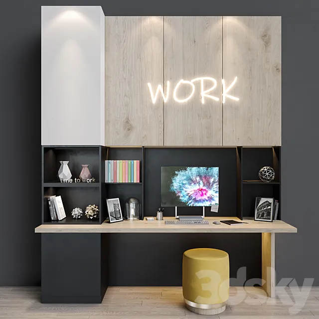 WORKPLACE-1 3DS Max - thumbnail 3