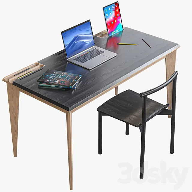 Work table OLLLY 3DS Max - thumbnail 3
