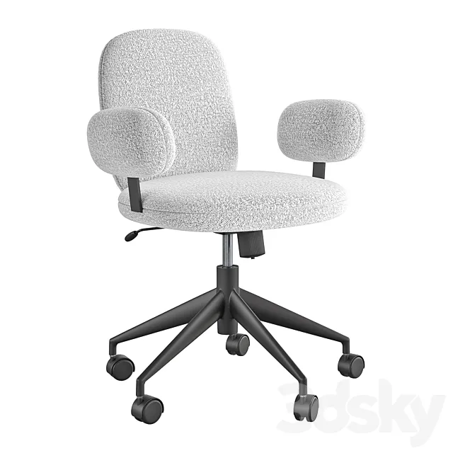 Faro Gray Office Chair 3DS Max - thumbnail 3