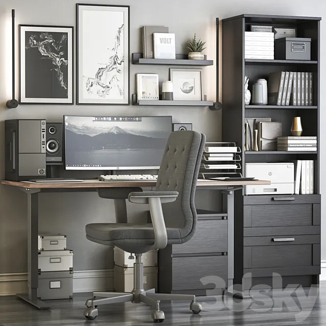 Office Furniture – 3D Models – 0124