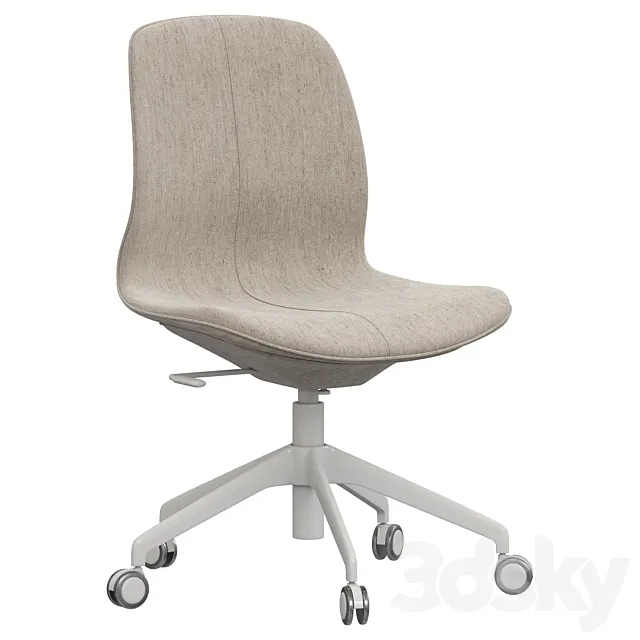 Ikea LANGFJALL office chair 3DS Max - thumbnail 3