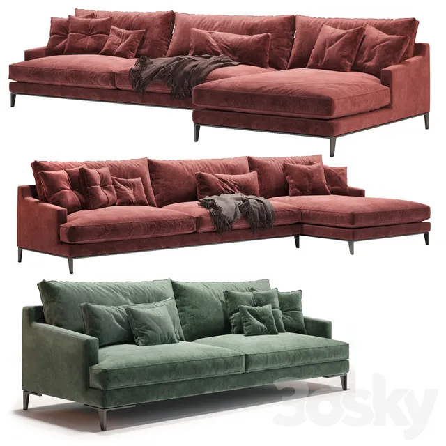 Furniture – Sofa 3D Models – 0586
