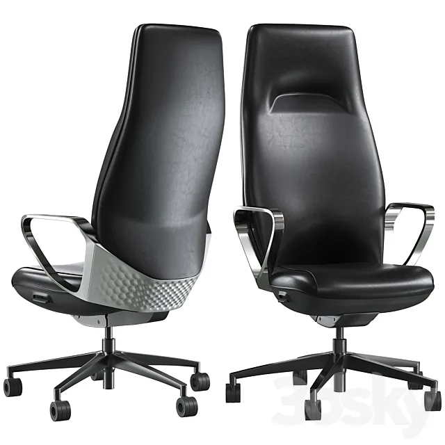 Office chair Sunon Atlas 3DS Max - thumbnail 3