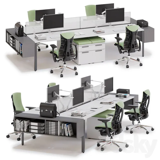 Office Furniture – 3D Models – Herman Miller Layout Studio (v12)