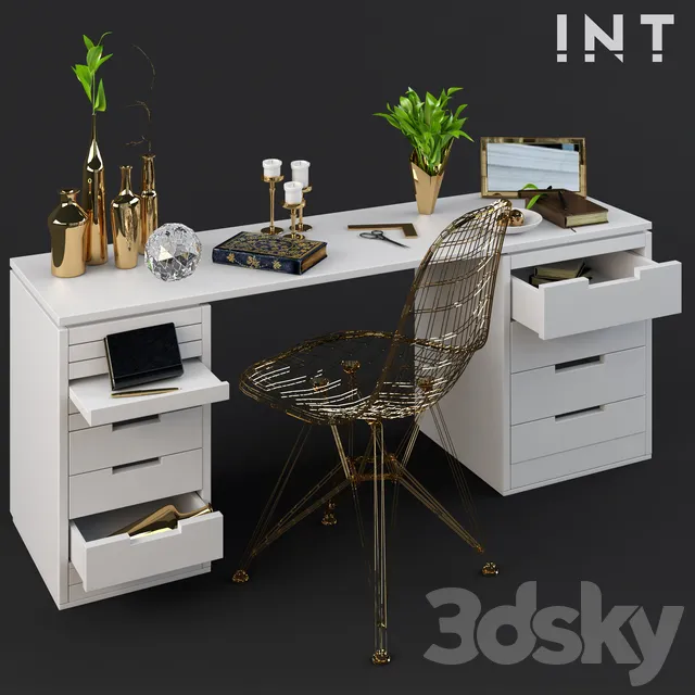 Office Furniture – 3D Models – INT Decorative Objects