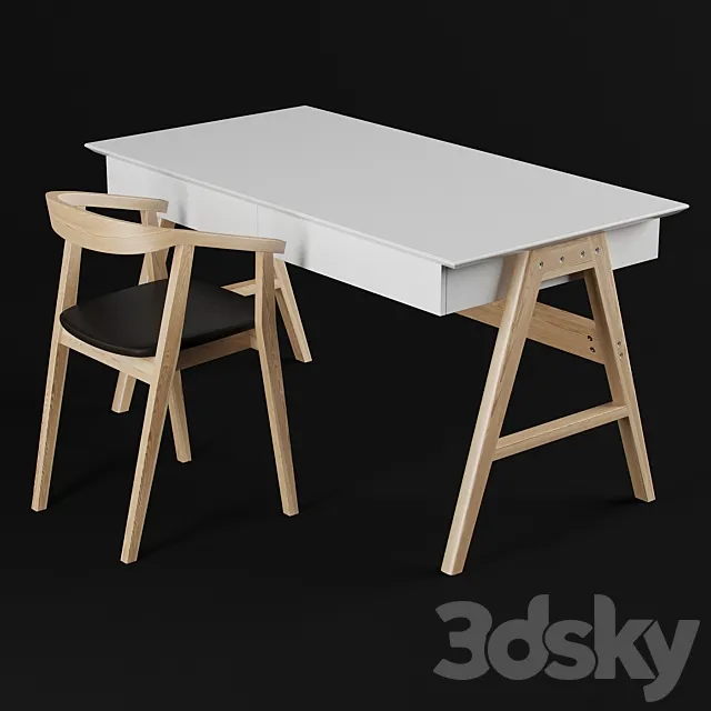 Office Furniture – 3D Models – John + orient