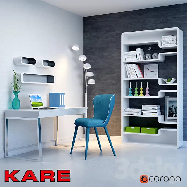 Office Furniture – 3D Models – KARE furniture set
