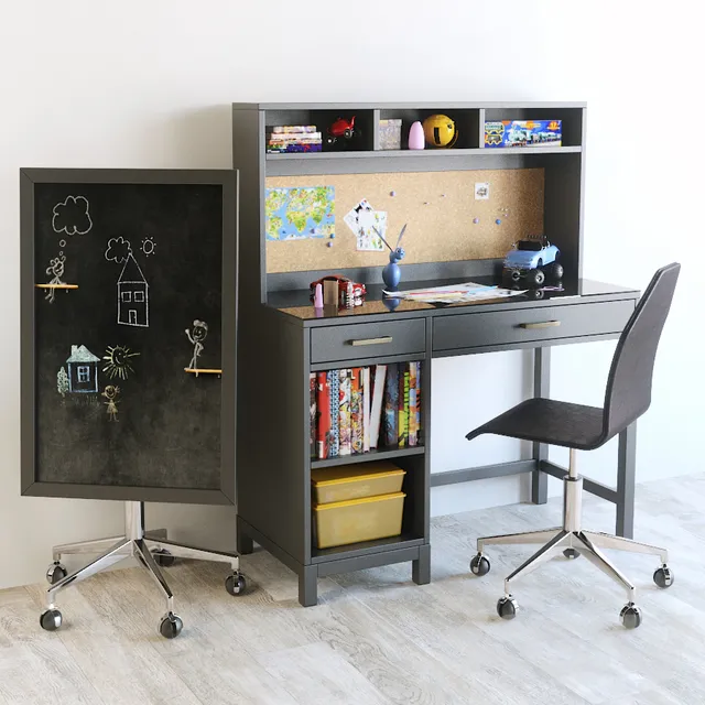 Office Furniture – 3D Models – Set for Baby Boy