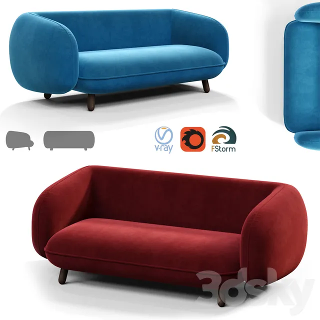 Furniture – Sofa 3D Models – 0598
