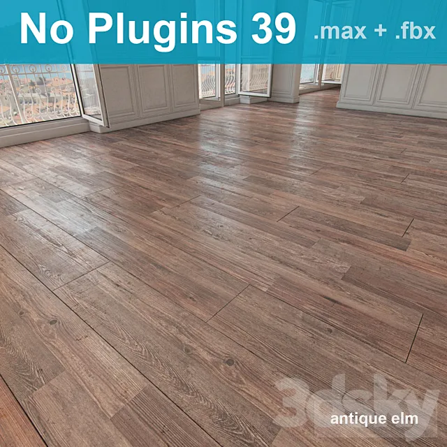 Parquet 39 (without the use of plug-ins) 3DS Max - thumbnail 3