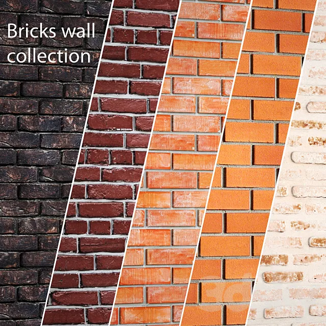 Material – 3D Download – A Collection of Brick Walls 2