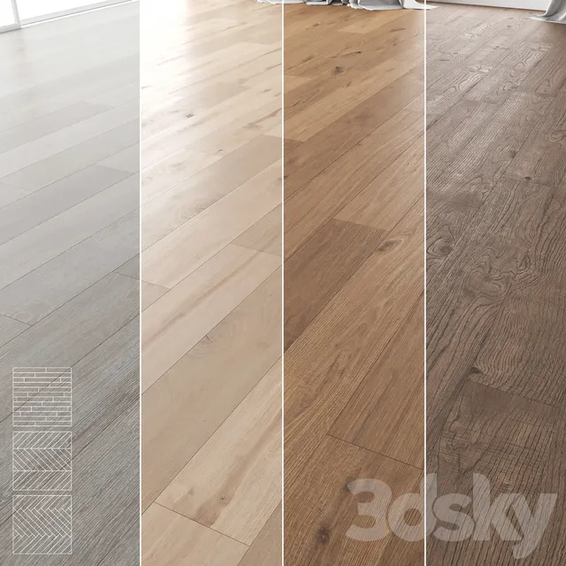 Material – 3D Download – Wood Floor Set 04