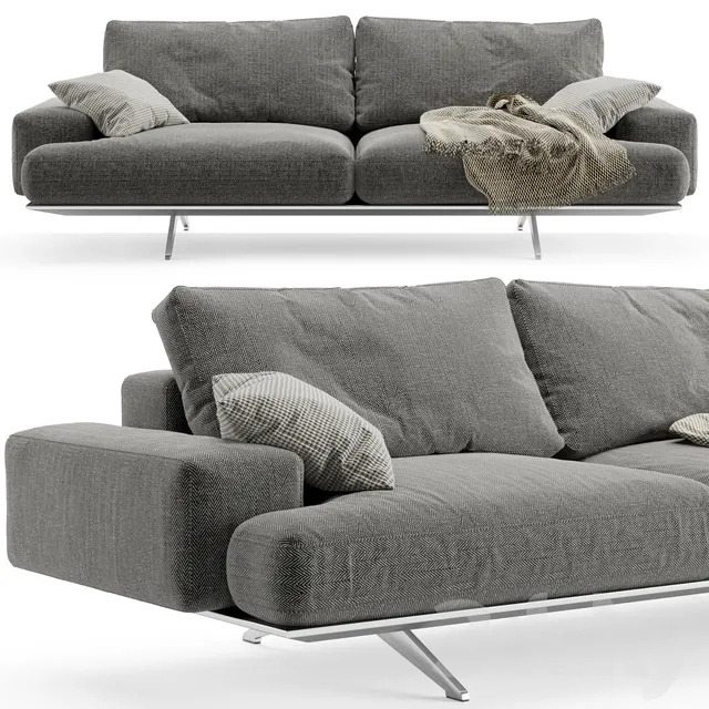 Desiree platz sofa 3DS Max - thumbnail 3