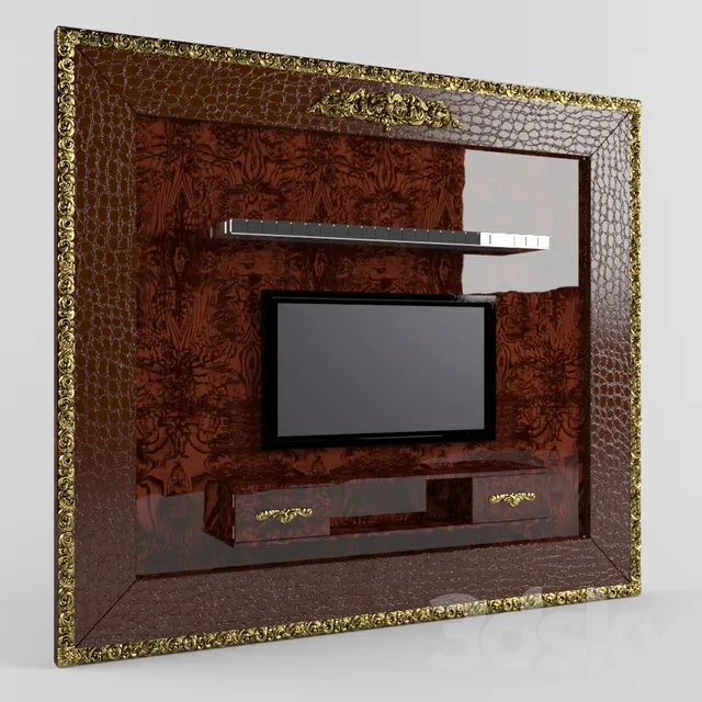 TV Wall 3D Models – Arredamenti Grand Royal art.404