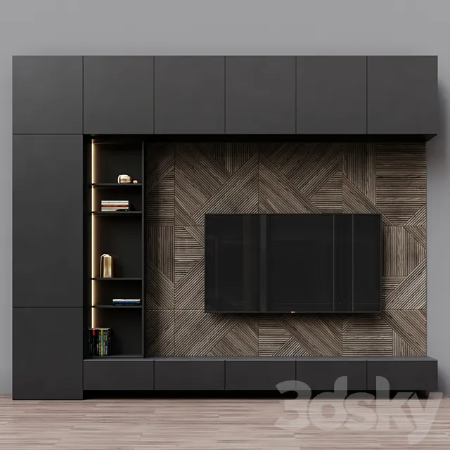 TV Wall 3D Models – TV Zona 39