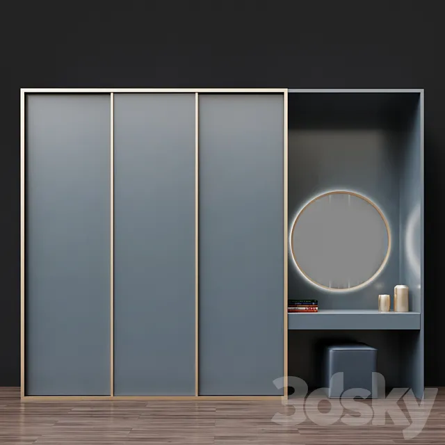 Dressing Table – 3D Models – Furniture composition 02