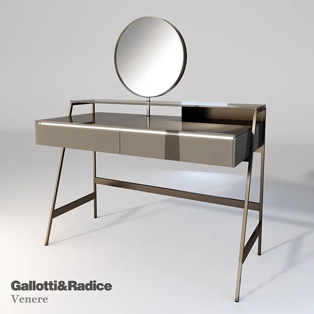 Dressing Table – 3D Models – Venere table by Gallotti&Radice