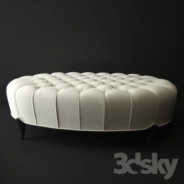 Bench CHRISTOPHER GUY D'ORSAY BANQUETTE 3DS Max - thumbnail 3