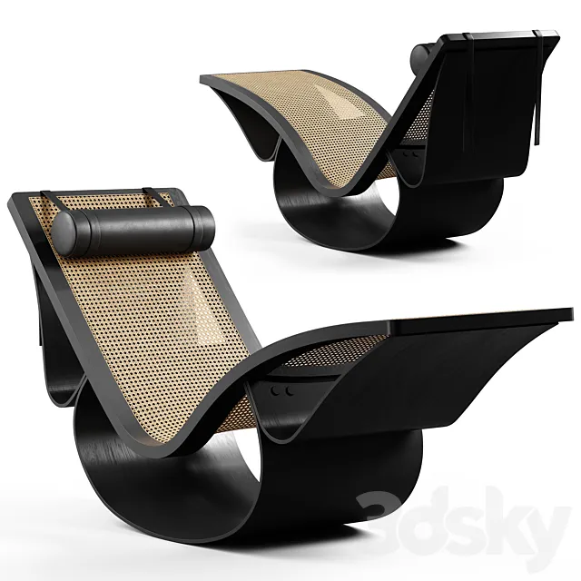 Etel Design – Rio Rocking Chair 3DS Max - thumbnail 3