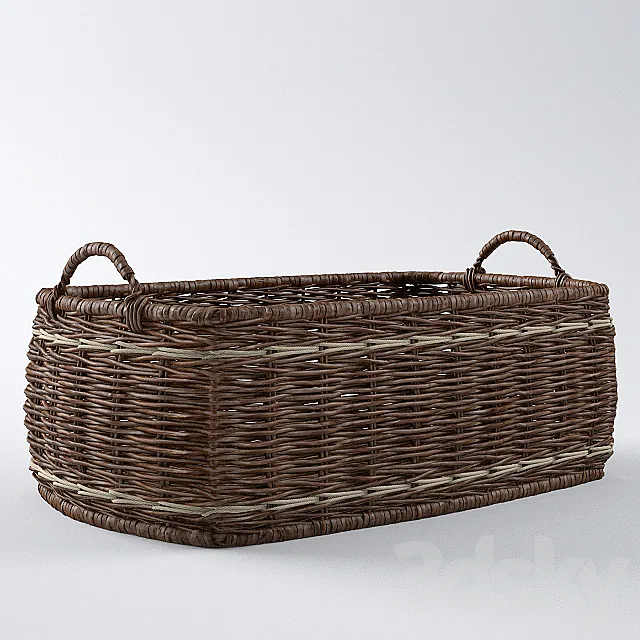 Furniture 3D Models – Others – Basket with handles