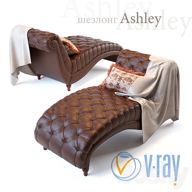 Furniture 3D Models – Others – Deckchair Ashley 71201-1 (Vray)