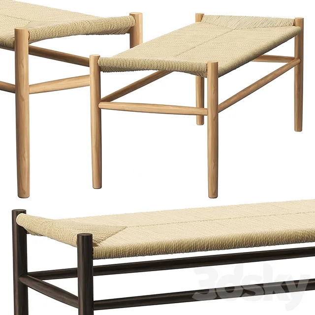 Furniture 3D Models – Others – FDB J83B bench